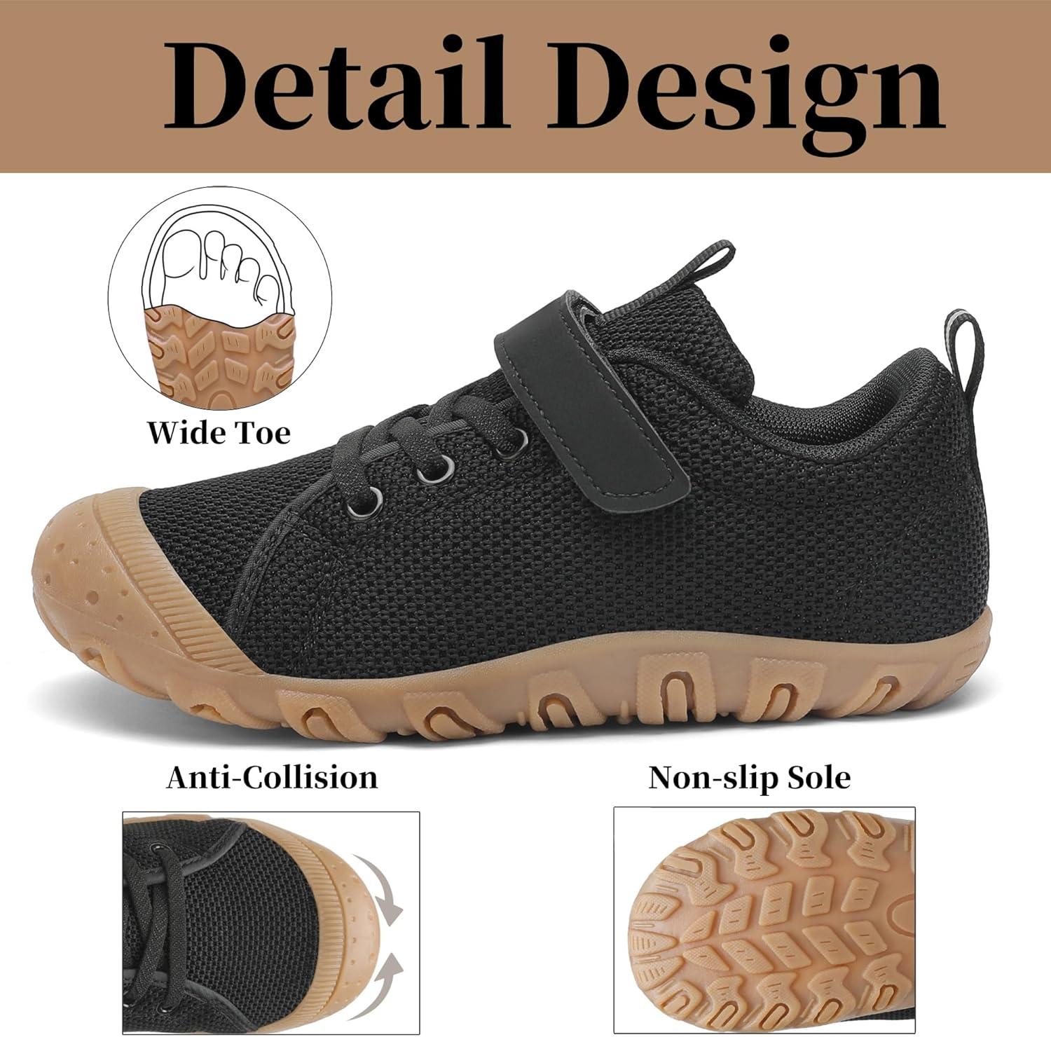Boys Girls Shoes Anti-Collision Girls Boys Sneakers Slip on Running Tennis Shoes for Toddler/Little Kid/Big Kid - Image 3