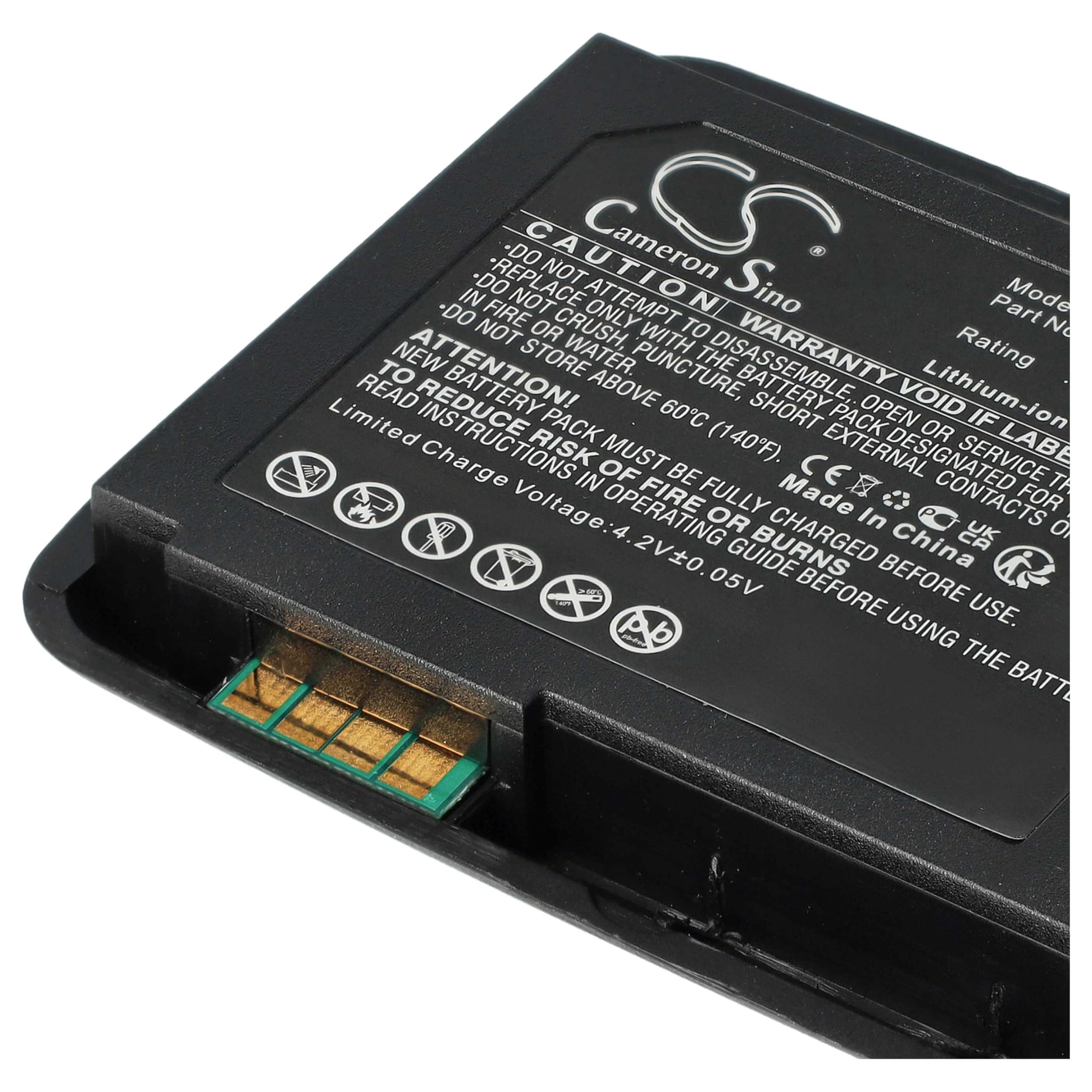 vhbw 2x batteria compatibile con Intermec CN50, CN51 lettore di codici a barre, POS (4600mAh, 3,7V, Li-Ion)