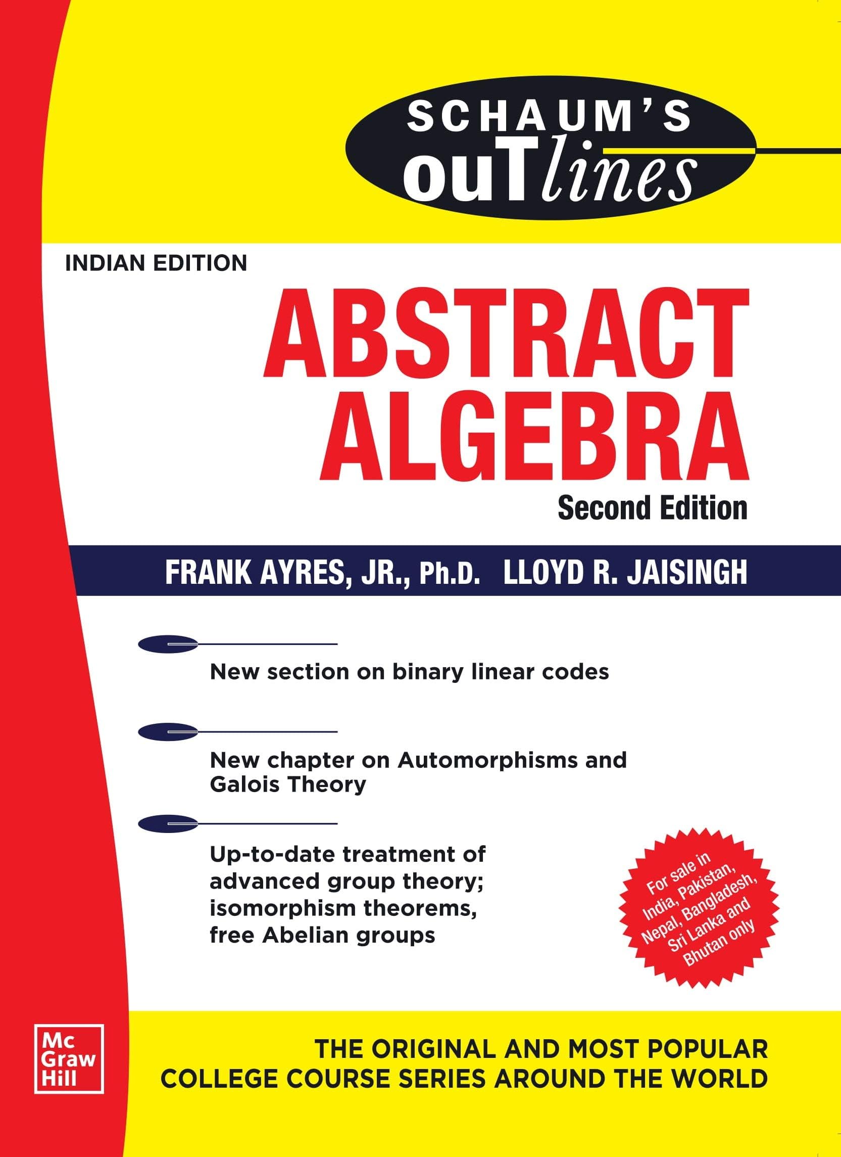 SCHAUM'S OUTLINE OF ABSTRACT ALGEBRA / 2ND EDITION