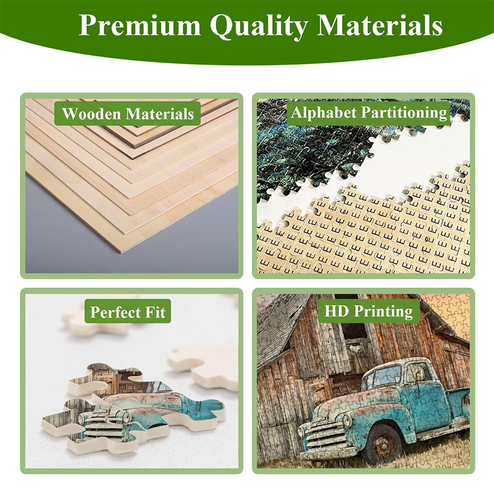5000 Pezzi Puzzle Adulti - Auto & Azienda agricola - Fabbricazione in Legno Robusto (Forma Classica) - Decorazione Murale con Poster - Prodotto Riservato ad Adulti e 14 Anni in Su (181x105cm) P3#364