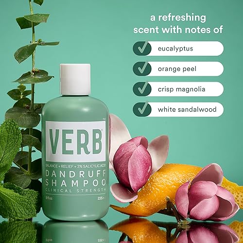 Miniatura 6 de VERB Champú para la caspa - para una limpieza suave y fuerza clínica para aliviar la caspa con ácido salicílico al 3%
