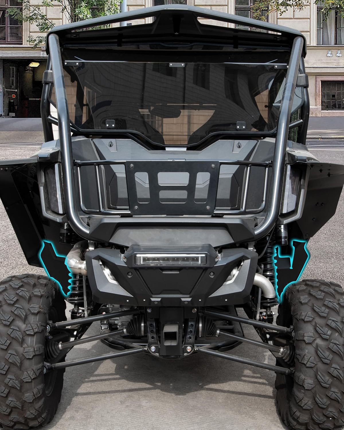 SAUTVS Rear Mud Guards Mud Flaps Extension for Honda Talon 1000, Rear Mudguard Protection Panels Fender Flares for Honda Talon 1000X 1000R 1000X-4 2019-2025 Accessories (2PCS)