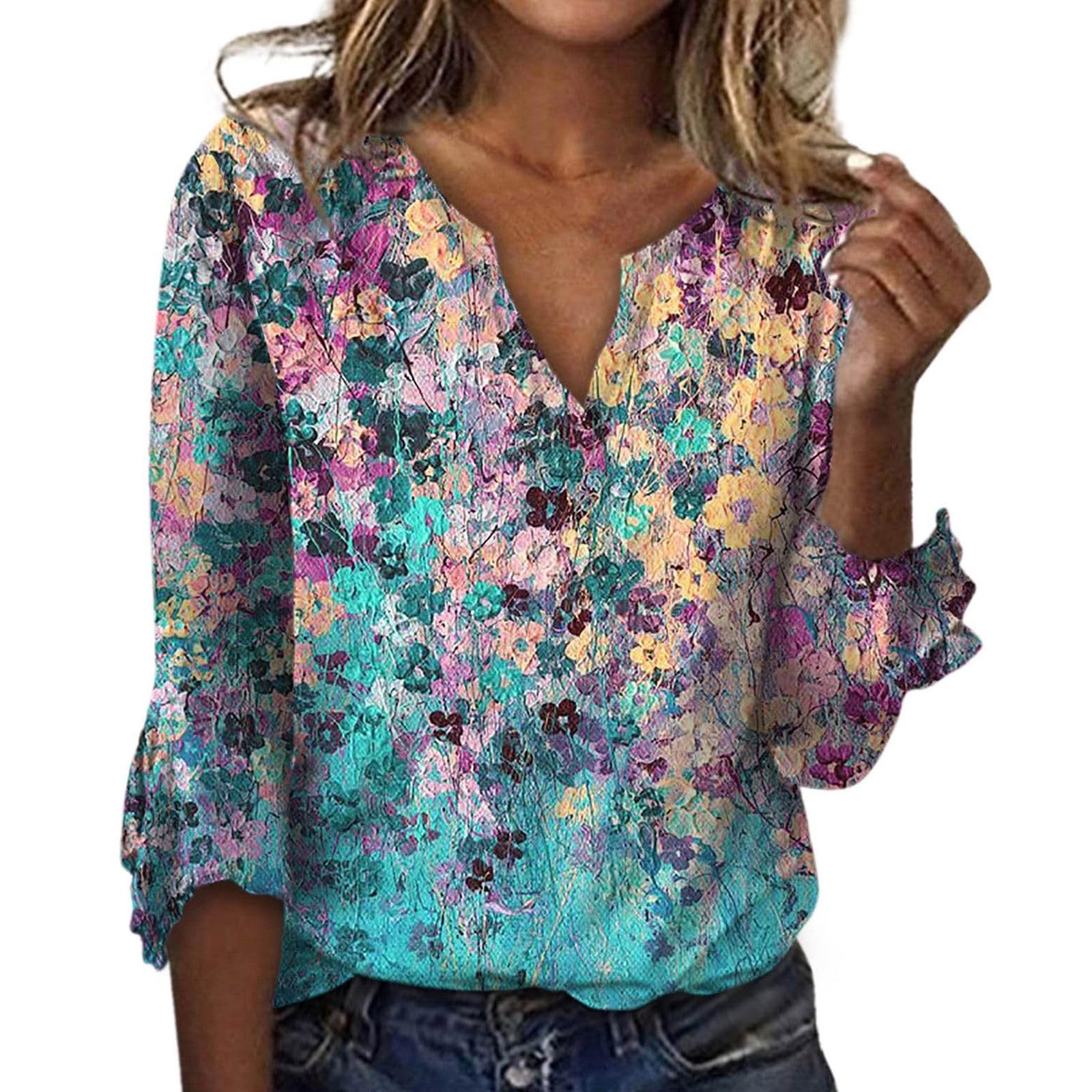 Pawate Damen Langarmshirt - Elegantes Oberteil Mit Plissée