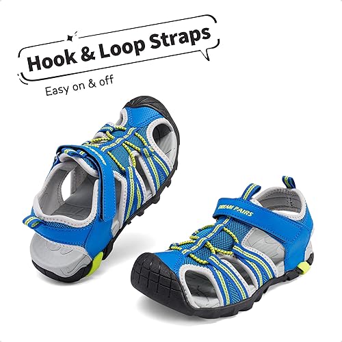 Miniatura 3 de DREAM PAIRS Sandalias deportivas de verano para niños y niñas para niños pequeños y grandes