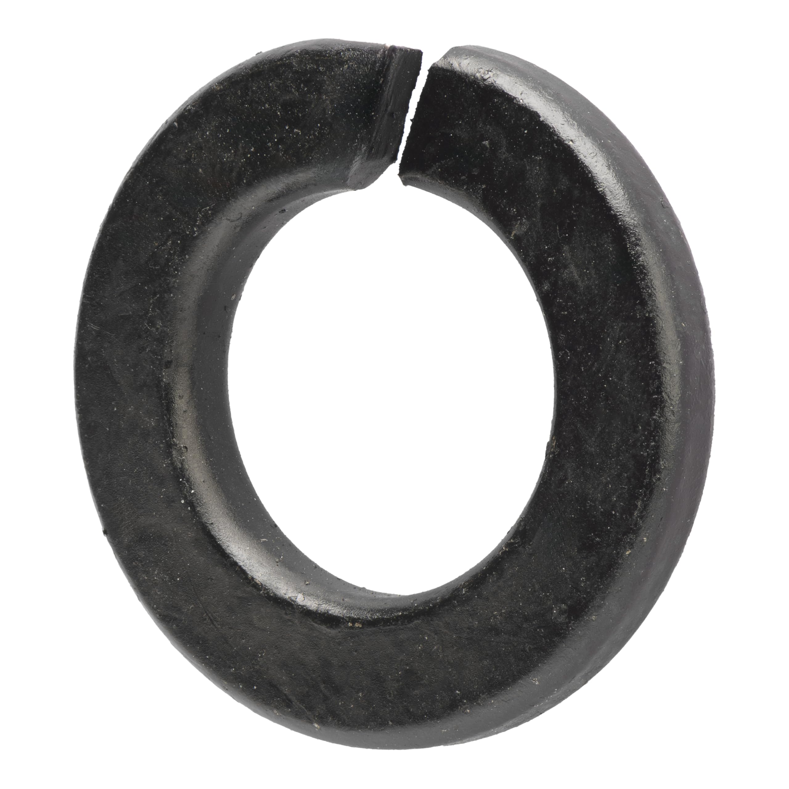 3/8" Black Split Lock Washer (100 Pack) Black Ceramic Coated, Meets ASME B18.21.1 by Makers Bolt