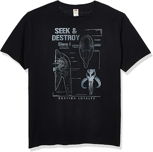 STAR WARS T-Shirt Fire Spray 31 pour Homme, Noir, Taille 3XL