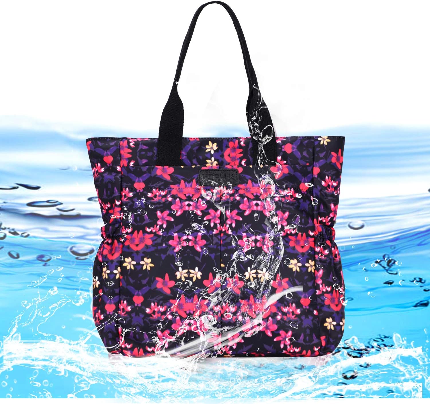 Water Resistant Multi Pockets Large Lightweight Tote Bag Shoulder Bag Waterproof Handbags
