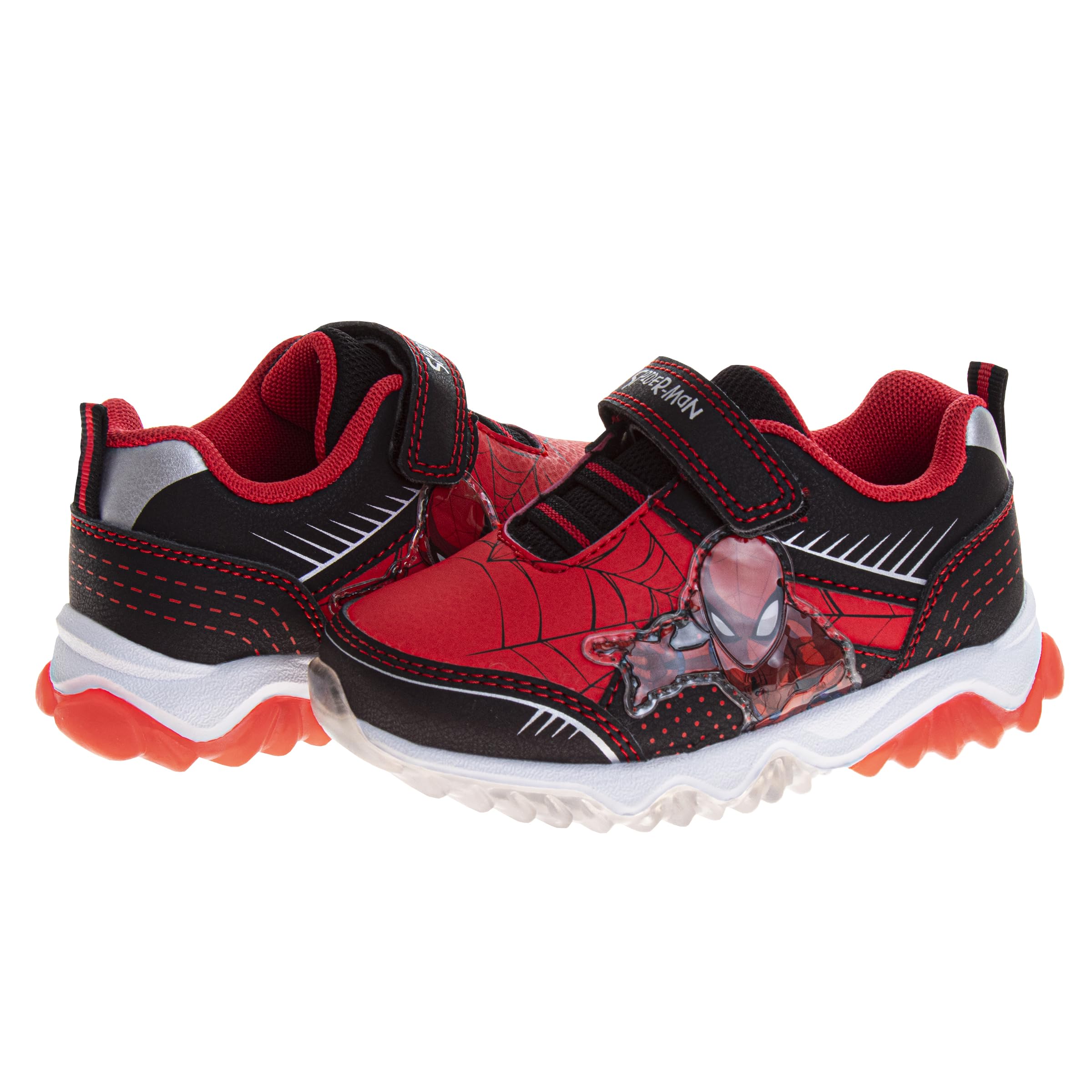 Marvel Comics Character Sneakers Slipon Laceless - The Avengers Spiderman Capitán América Hulk Thor Ironman Zapatos deportivos (tamaños: 6-10 Niño / 11-12 Niño pequeño)