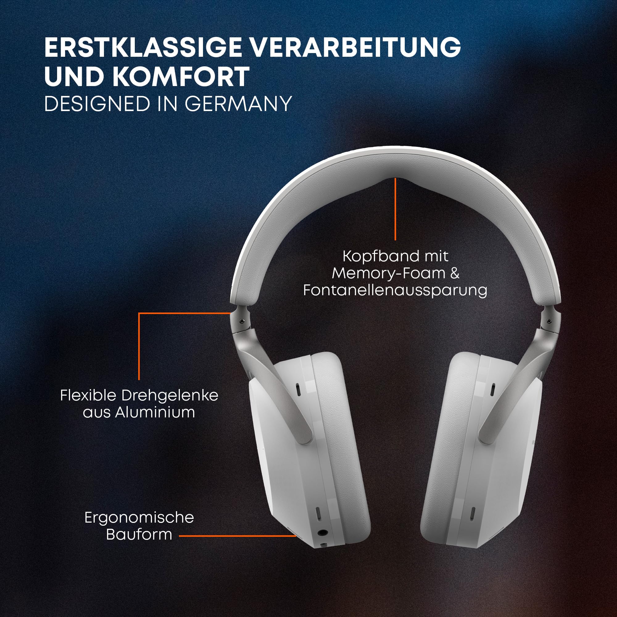 beyerdynamic AVENTHO 300 Wireless Over-Ear Kopfhörer mit aktiver Geräuschunterdrückung, 50 ST Akkulaufzeit, Bluetooth® 5.4, 3D-Audio, mit STELLAR.45, in schwarz - neues Update per App verfügbar