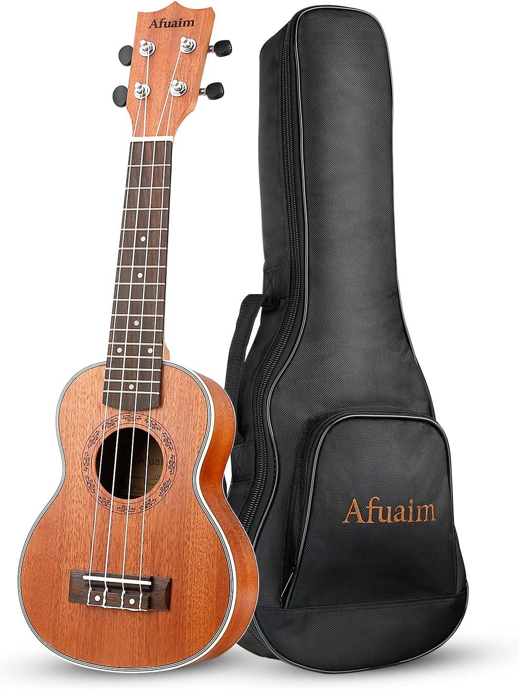 Concert Ukulele 23 Inch Matte Sapele Uke with Gig Bag (AUS-23M)