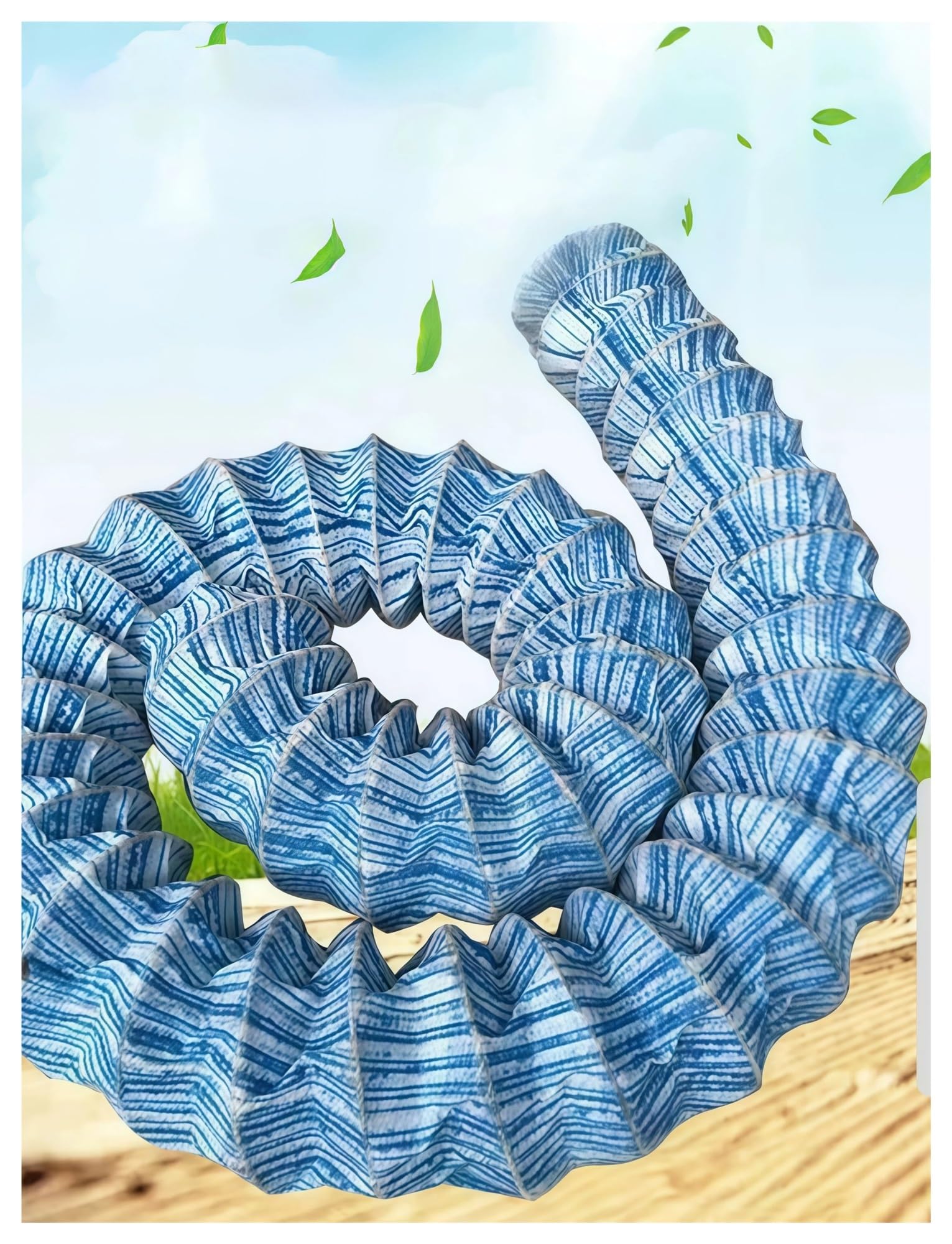 Tubo di drenaggio francese per giardino, diametro 10 cm, flessibile, forato, pieghevole, permeabile, per giardino, prato, tunnel di terra (10-100 cm)