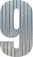 Vista 24 de Corrugated Metal Letter (9 Inch, B)