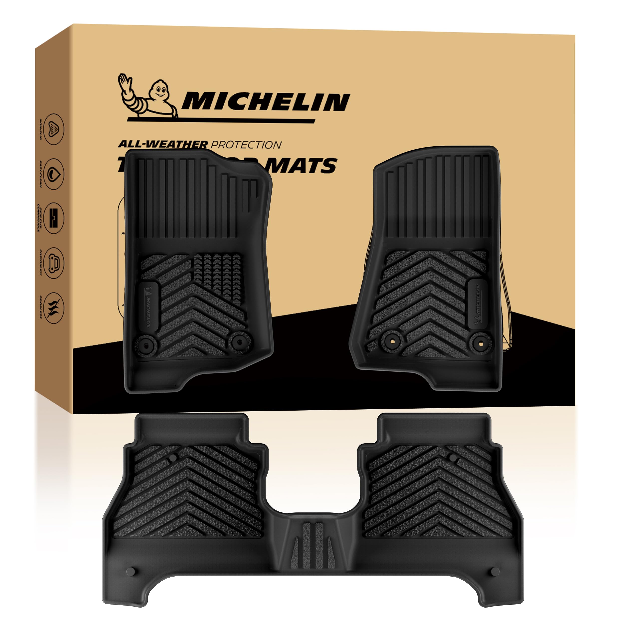 Michelin Vehicle Mats for 2020-2026 Gladiator JT