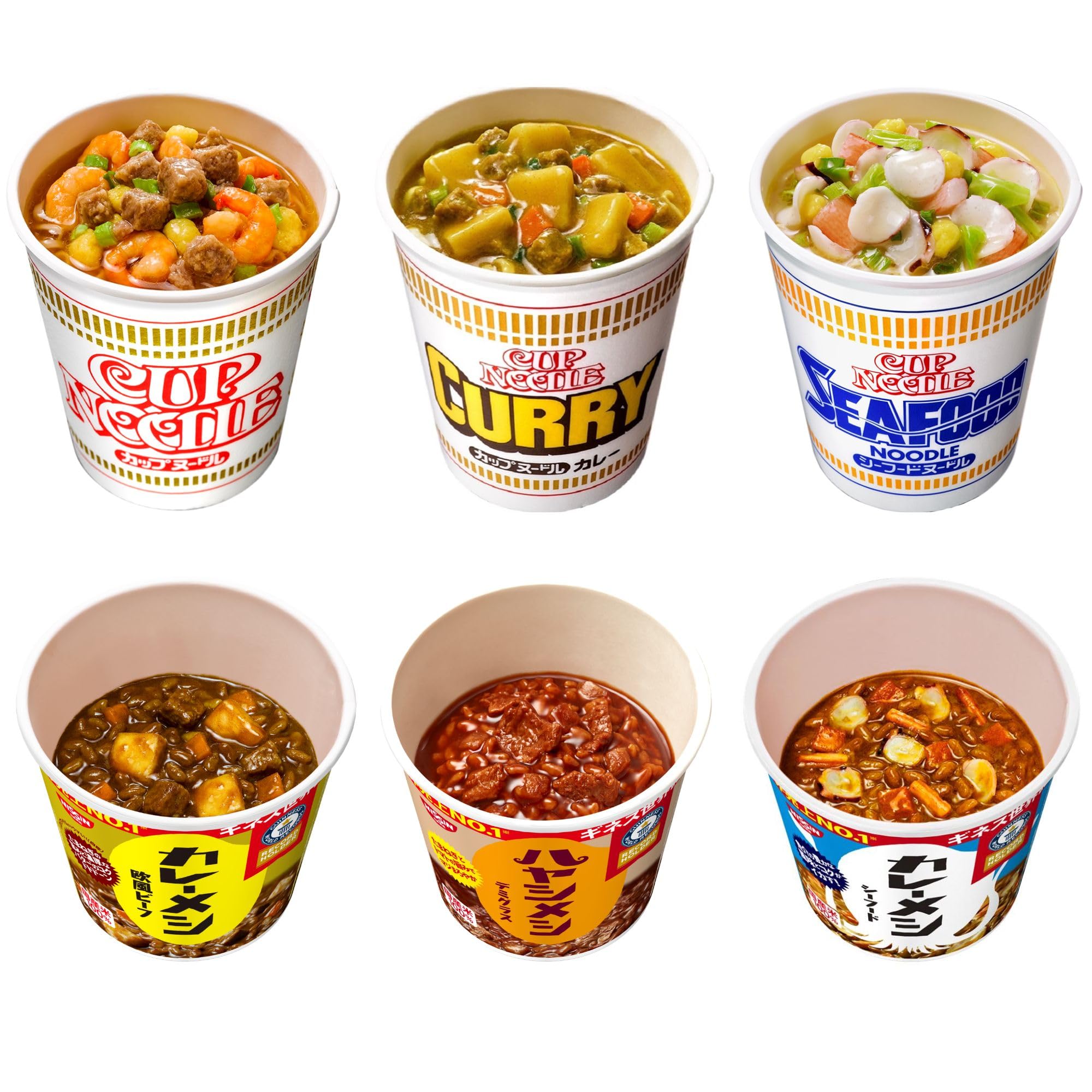 47食 カップ麺アソート カレーメシ ペヤング まとめ売り❣️ Amazon | カップ ヌードル3種×各2個 ＆ カレーメシ3種×各1個 計9個