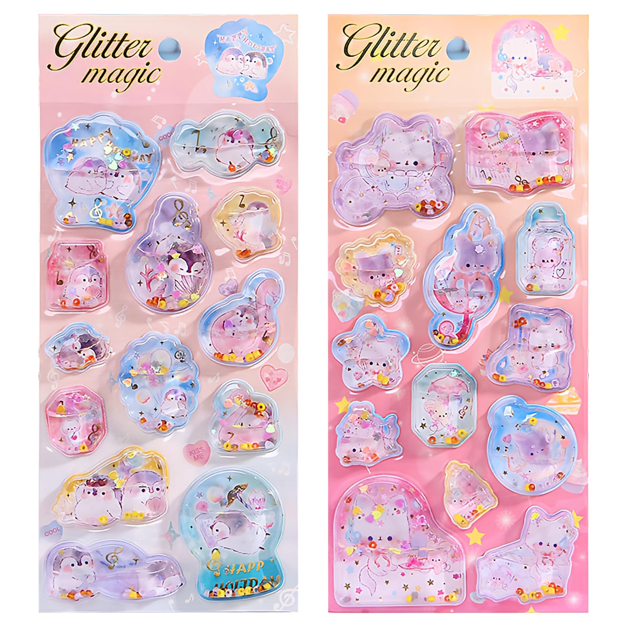 Amazon.co.jp: CM Tech ウォーターシール ステッカー 3D 立体 ぷくぷく