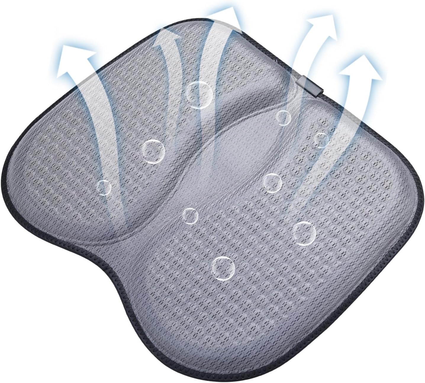 JISONCASE ゲルクッション 椅子 クッション 腰/お尻が痛くならない ゲーミングチェア クッション 高通気性 滑り止めカバー ジェルクッション 折りたたみ式 持ち運び ハニカムクッション チェアクッション アウトドア スポーツ観戦 座布団 無重力 低反発クッション 体圧分散オフィス 自宅 学校 車 椅子用 四季通用 ギフト 洗濯機で丸洗い可能 (ダークグレー)
