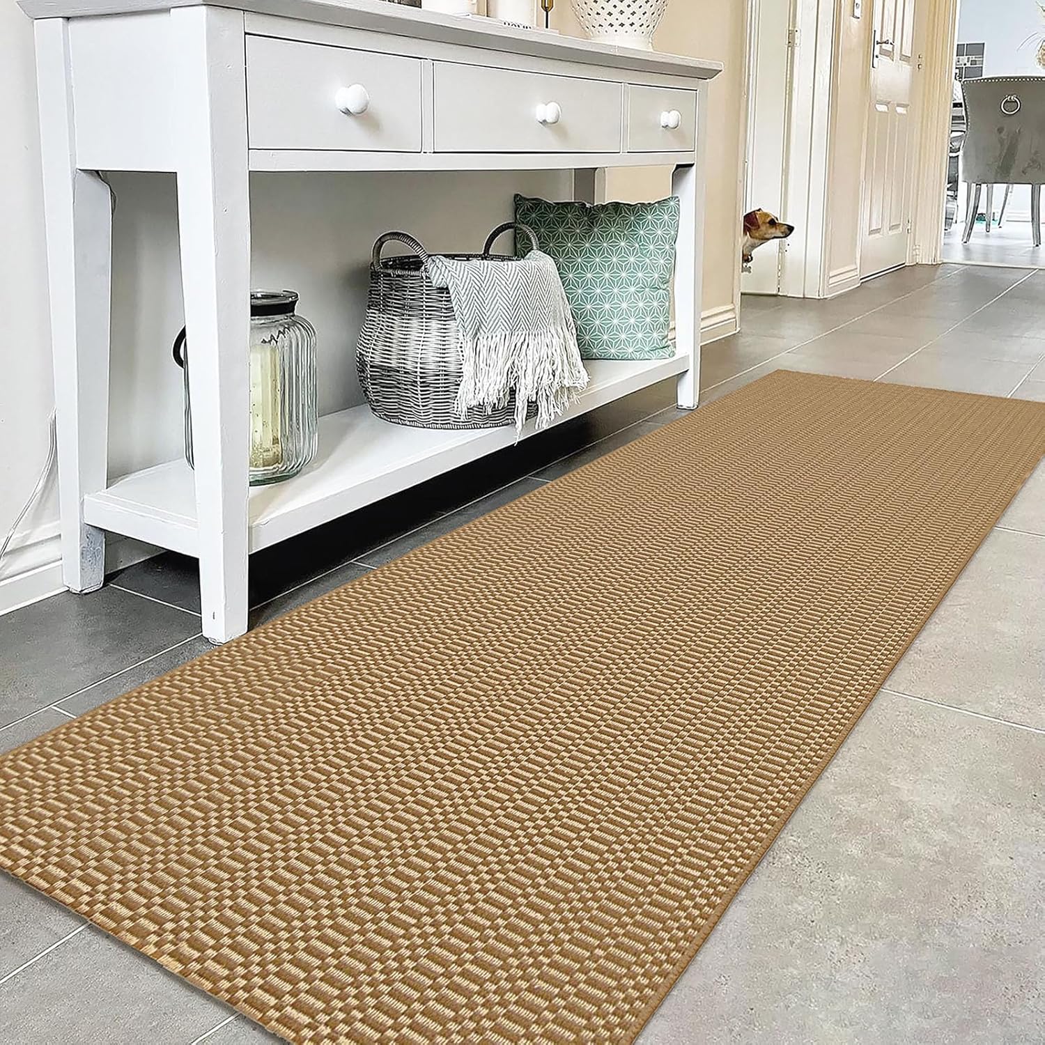 KOZYFLY Washable Runner Rug 2x7 ft Hallway Kitchen Runner