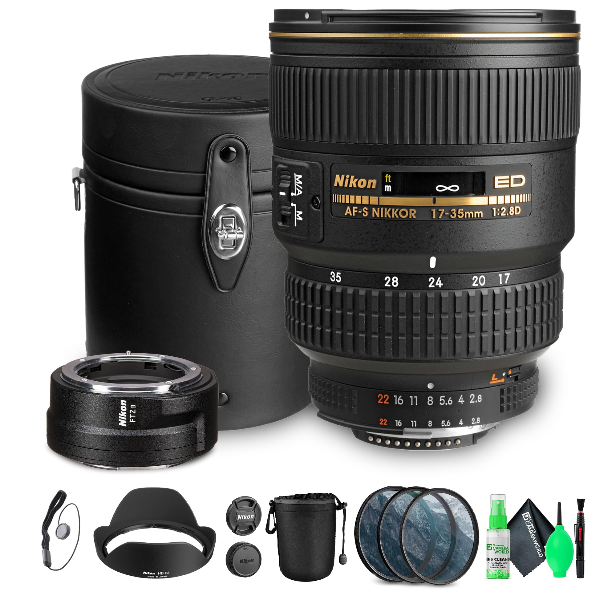 Nikon - rukoAF-S NIKKOR17-35mm F2.8D+Zeta77mm Nikon AF-S NIKKOR 17-35mm f/2.8 D ED Autofocus IF Lens {77}