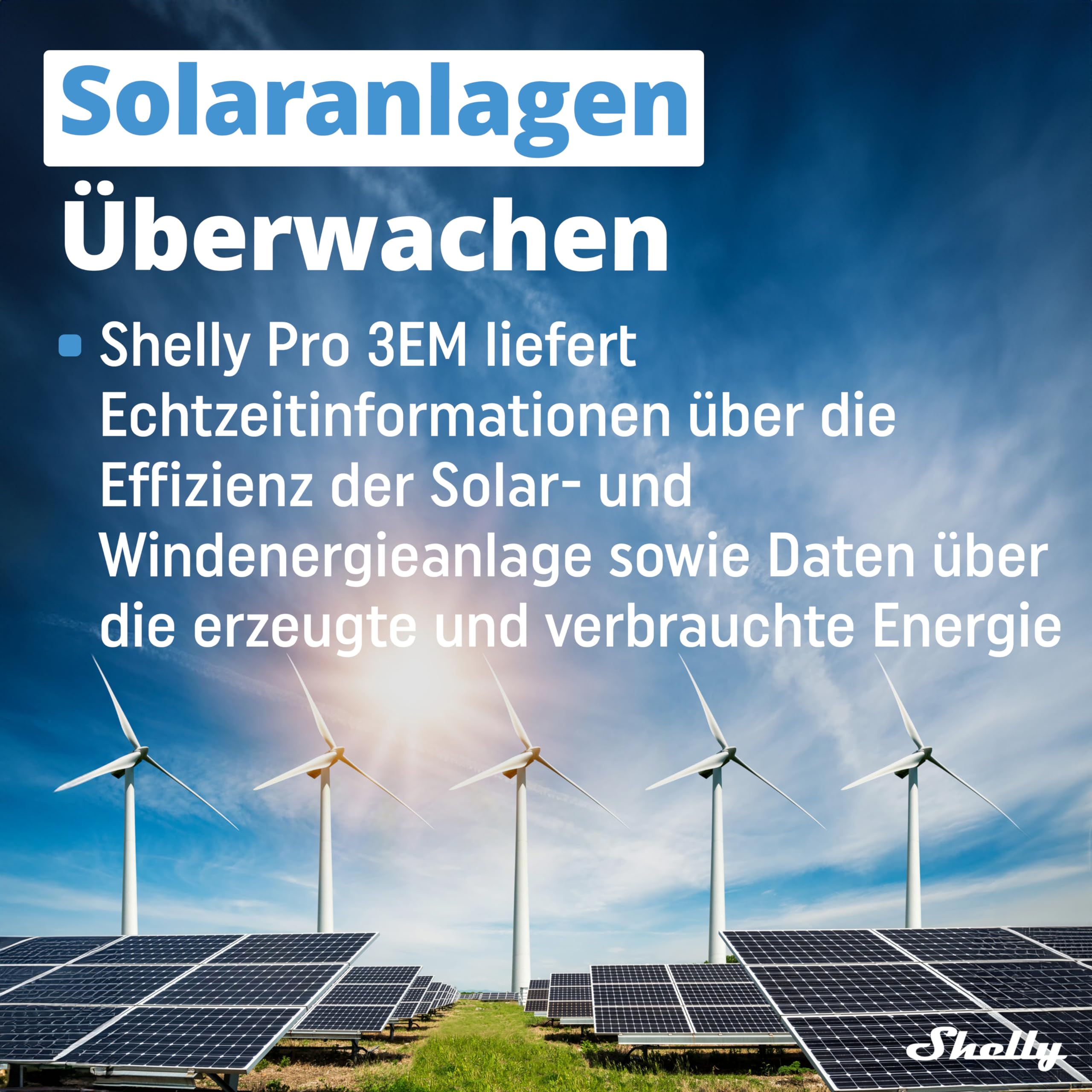Shelly Pro 3EM (120A) - WLAN & LAN Dreiphasiger Smart Energiezähler, 3x 120A Stromwandler Inklusive, 1% Genauigkeit, Solar, 60-Tage Datenspeicher, Verbrauchsmessung, Hutschiene, Heimautomatisierung