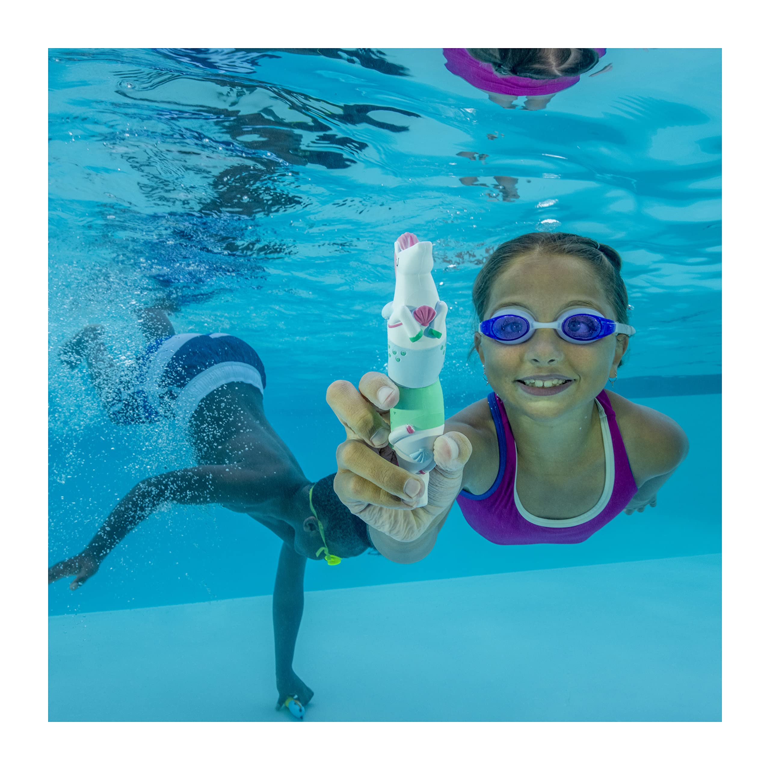 Bastones de buceo para aprender a nadar