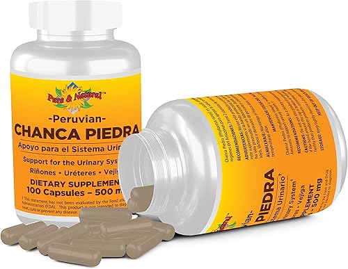 Miniatura 5 de Chanca Piedra 100 unidades  500 mg rompepiedras peruano de materia prima  2 cápsulas por porción trituradora de piedras