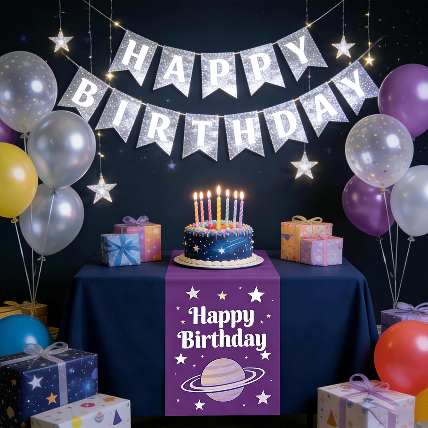 Custom Table Runner with Business Logo - Trade Shows, Events, Birthday, Wedding, Business Vendor Trade Show Shop, Made in USA (24" X 72")
