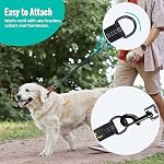Bungee Leash Extension Attachment, 21” Shock Absorbing Lead Extension Absorber, Prevent Injury on Arm and Shoulder & Save Dogs from Getting Hurt, Great for Bicycle, Running, Walking