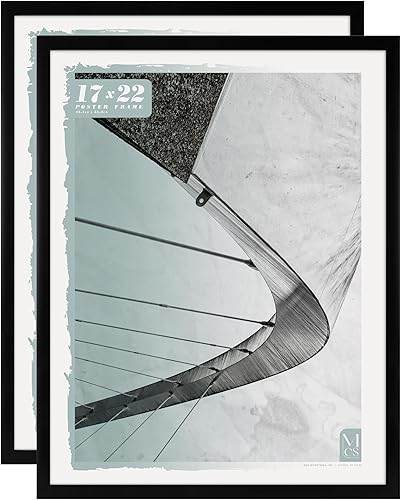 Vista 136 de MCS Gallery Foundation - Marco de póster, marco de fotos para arte de pared, negro, 16 x 20 pulgadas, individual