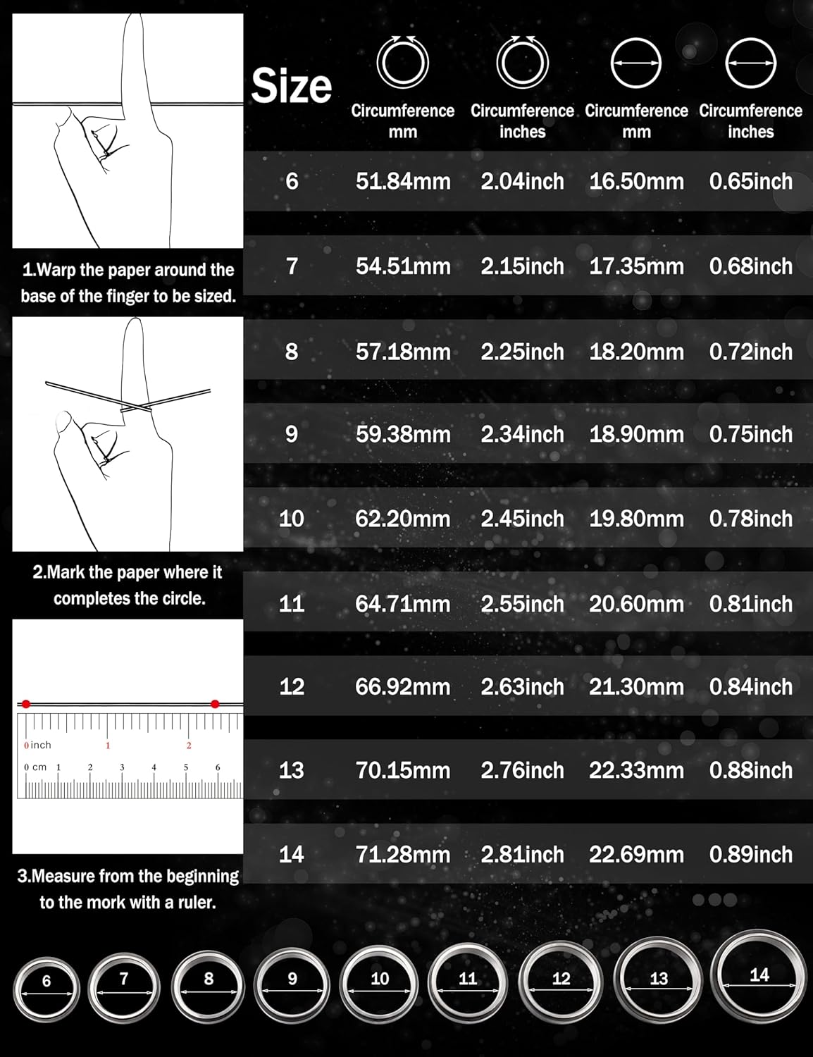 YADOCA Stainless Steel Wedding Ring for Men Women - 8MM Wedding Band Gold Silver Black Classic Groove Engagement Mens Rings Size 6-14 Comfort Fit - Image 6
