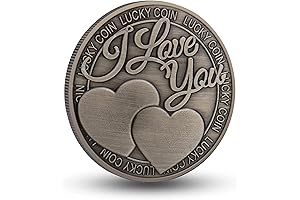 I Love You Four-Leaf Clover Scratch-Off Coin For Lottery Tickets