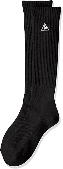 Amazon ルコックスポルティフゴルフ 21年春夏定番モデル ソックス ゴルフ Qg0080 メンズ N151 ブラック 25 27 スポーツソックス 通販