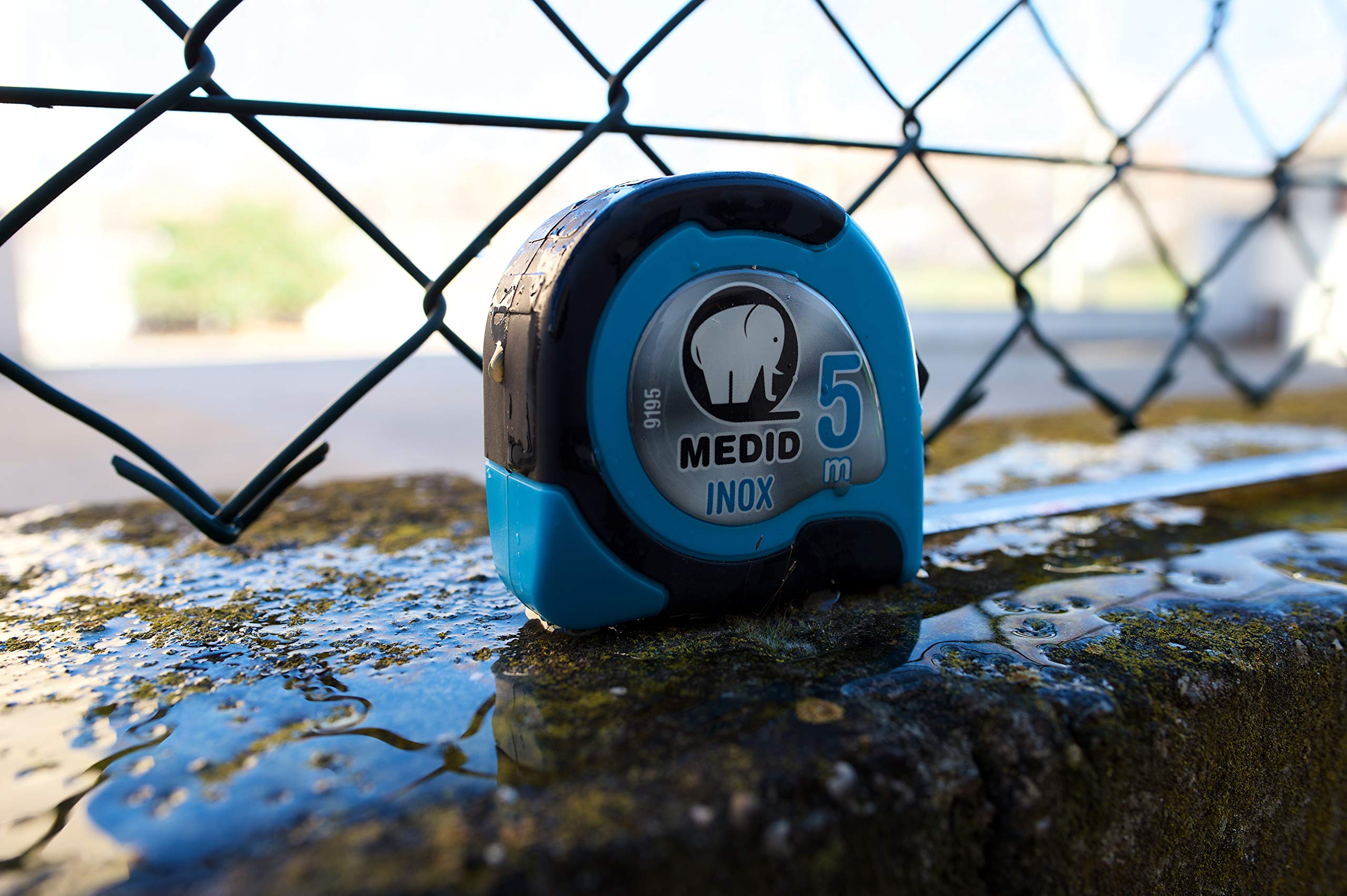 Medid MD/9195 Flexómetro bimaterial inoxidable, 5 m x 19 mm