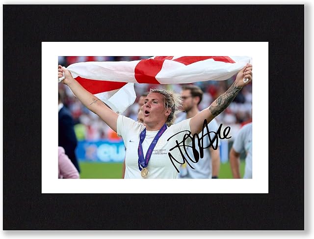 Millie Bright - England Women's Euro 2022 Winners, Lionesses Signed 8 x 6 Inch Mounted Photo Print Pre Printed Signature Football Autograph Memorabilia, Ready To Be Framed, Inches 203.2 x 152.4 mm