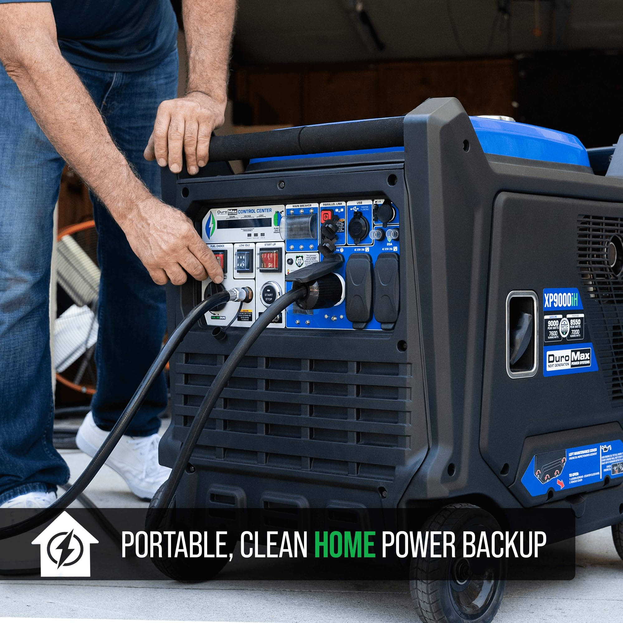 DuroMax XP9000iH 9000-Watt 459cc Dual Fuel Digital Inverter Hybrid