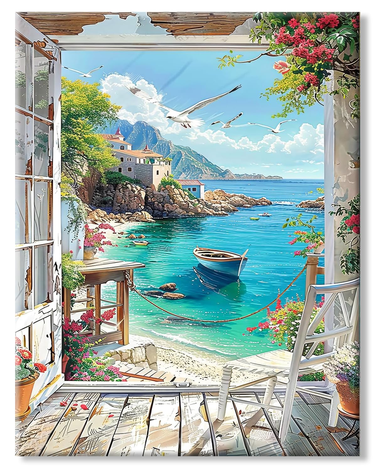 Puzzle 1000 Teile Erwachsene Landschaft, Impossible Klassische Jigsaw Puzzles, Geschicklichkeitsspiel für die ganze Familie, Puzzle farbenfrohes Legespiel Home Dekoration 70 x 50cm