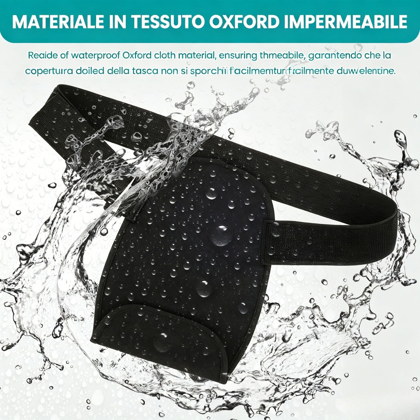 2 pezzi copertura per stomia 31 x 18,5 x 94 cm Atoma impermeabile copertura regolabile sacchetto per stomia sacchetto colostomia sacchetto per stomia sacchetto ileostomia sacchetto per urrostomia