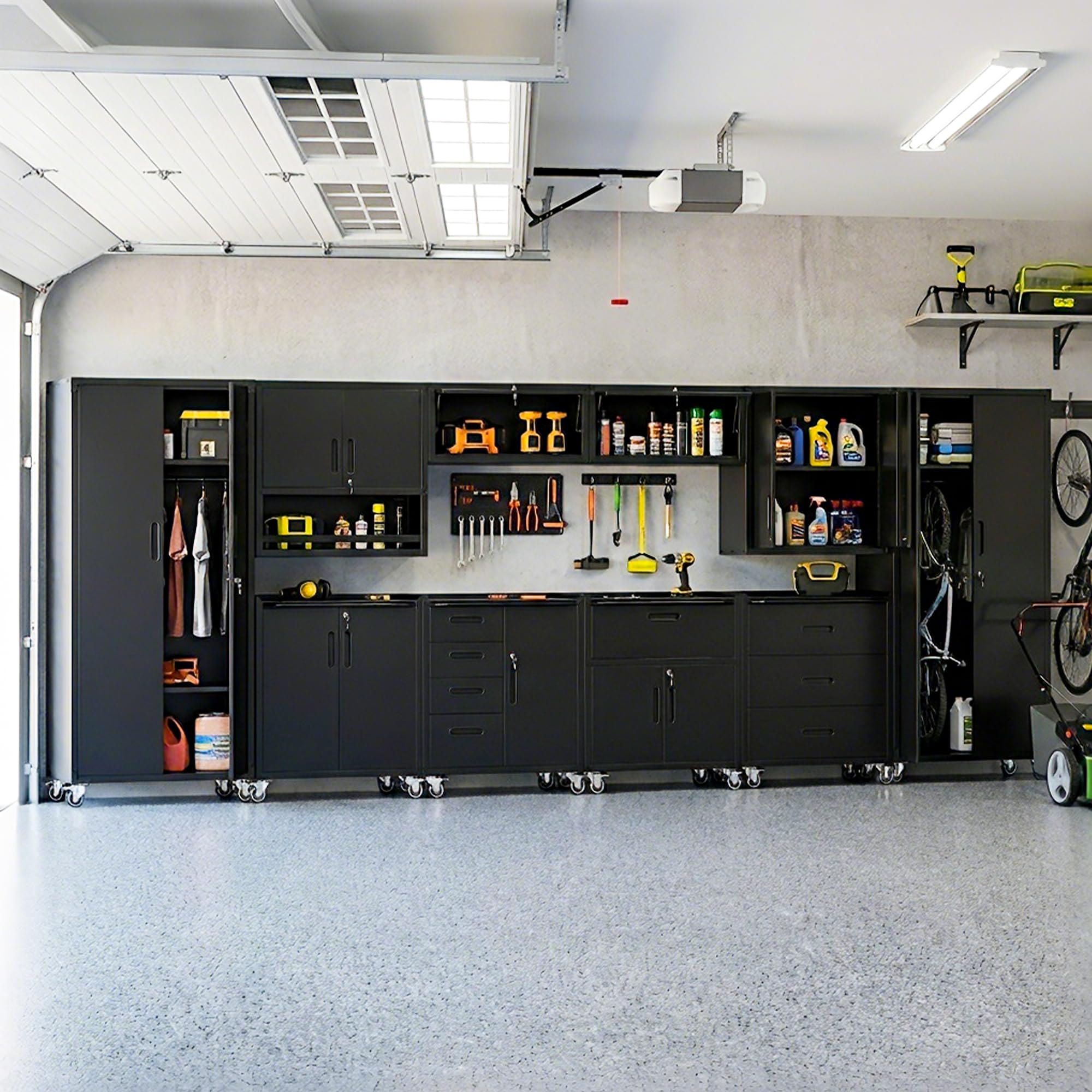 VIYET 10-Piece Garage Cabinet System