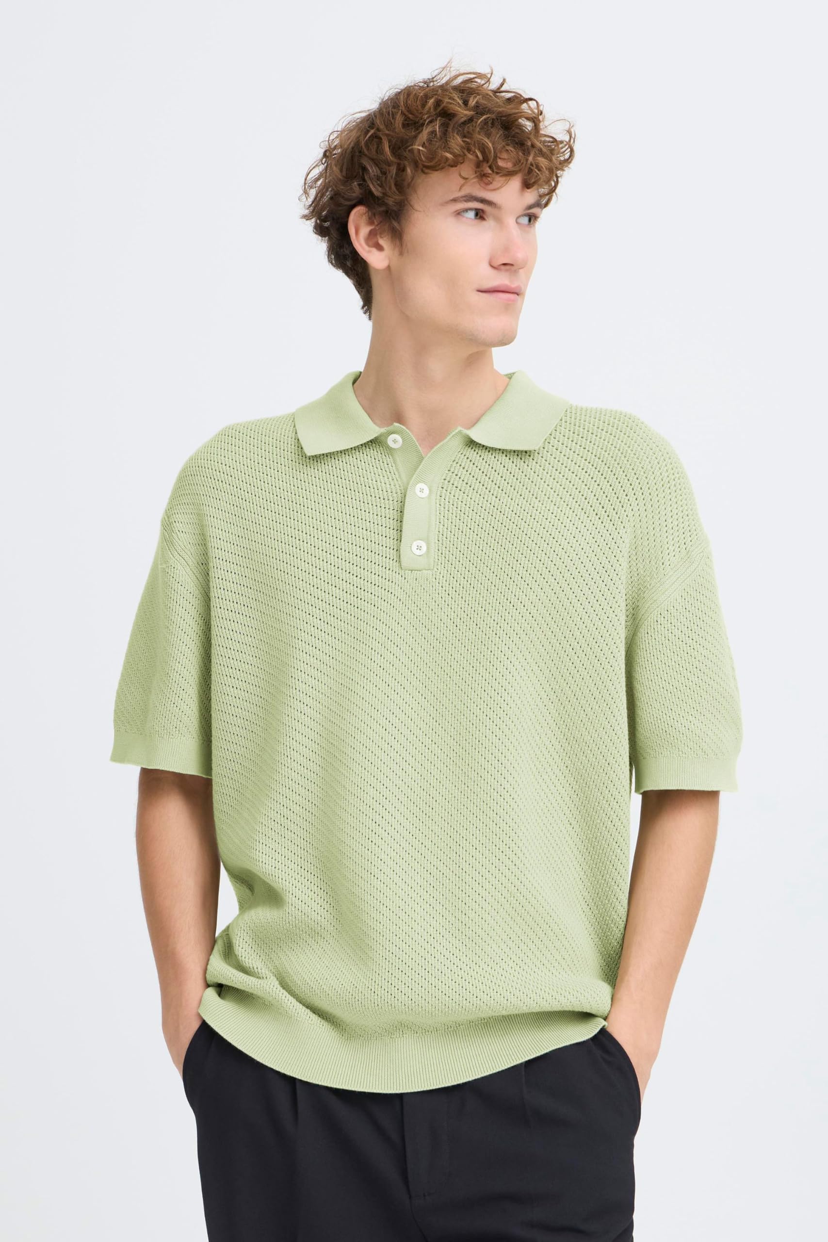 CASUAL FRIDAY CFISAKSSON Jersey de punto fino para hombre, 100% algodón, corte relajado