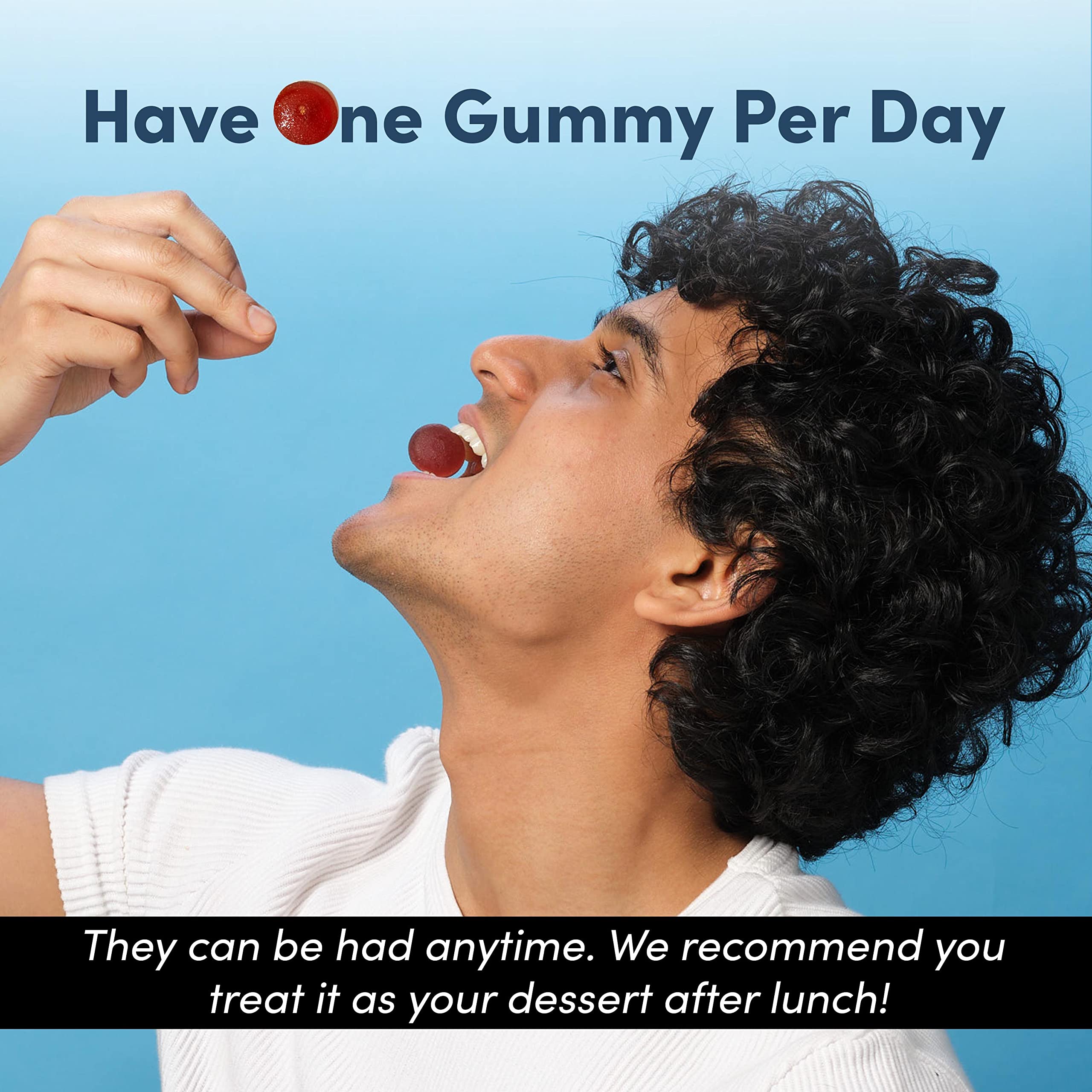 Man Matters Biotin Hair Gummies for Men Keeps Hair Healthy and Strong