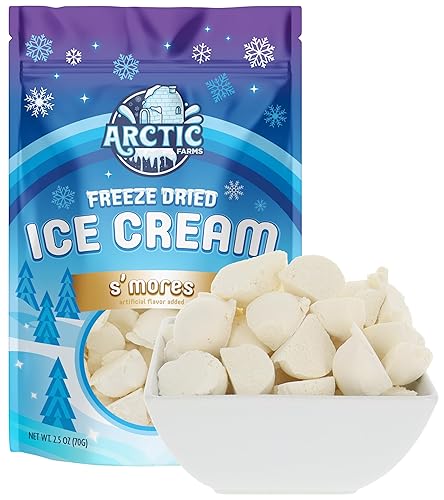 Miniatura 429 de Arctic Farms Brocas de helado liofilizadas empaquetadas y en caja, no se derrite (mezcla napolitana, 2.5 onzas)