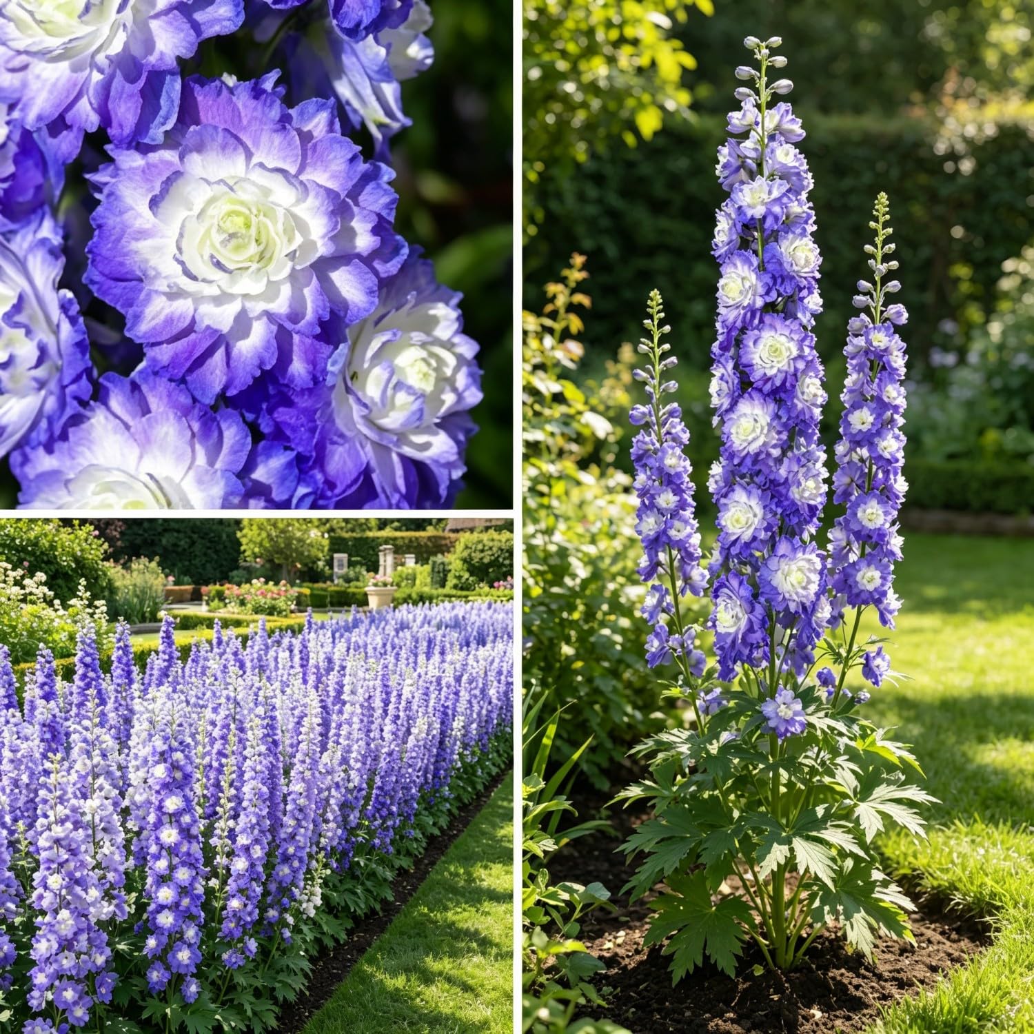 Delphinium（Larkspur） Seeds –Hardy,Perennial,Vibrant Floral Display Garden