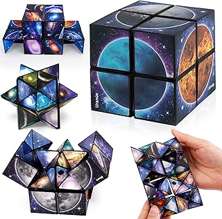 Toy from 7-11 Year-Old Boys: Gifts for 6-12 Year Olds, Boys/Girls, Infinity Cube, Magic Cube, Gift Ideas, Anti-Stress Cube, IQ Puzzle for Children, Adults