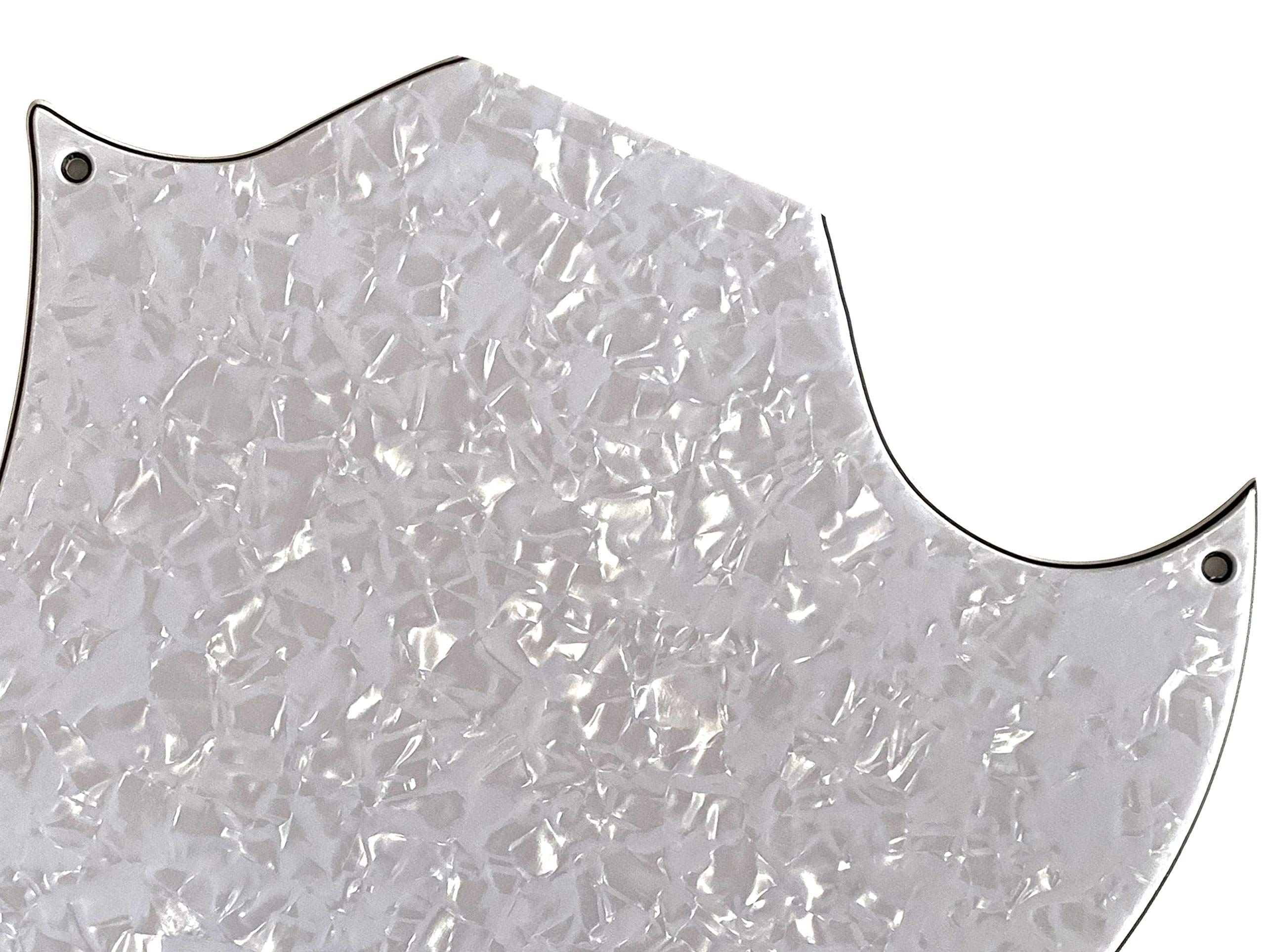 For US Gibson SG Standard Blank Style Guitar Pickguard Scratch Plate (4 Ply White Pearl)