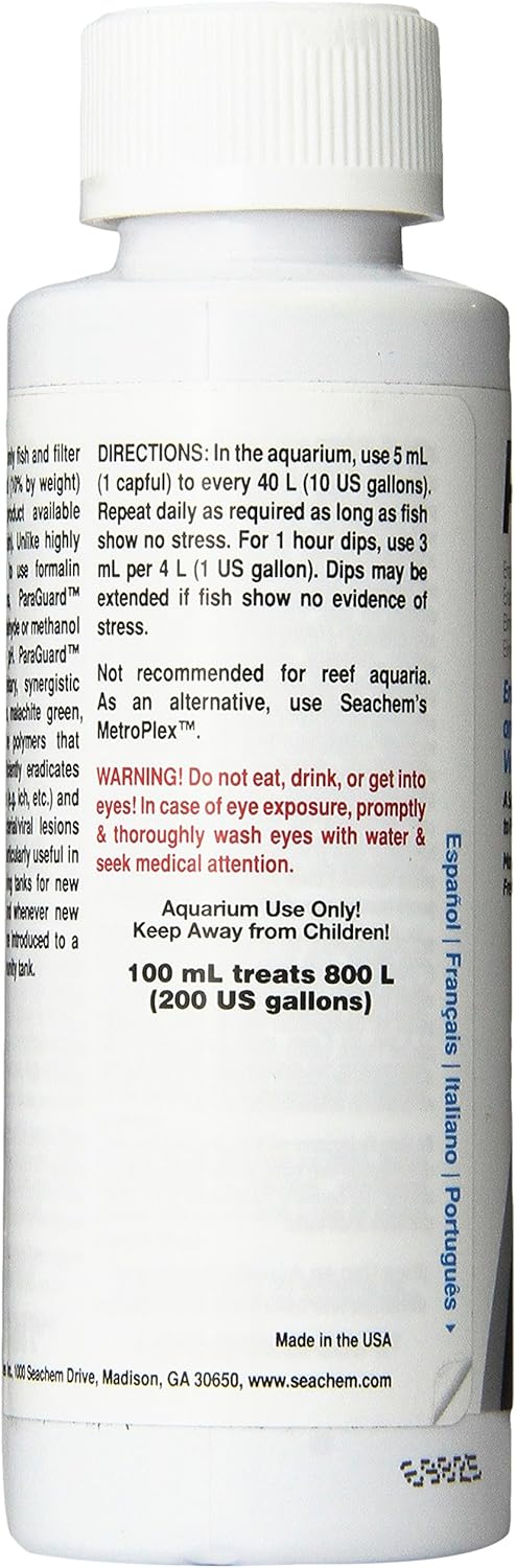 Seachem StressGuard Slime Coat Protection ParaGuard for External Infections (500ml + 100ml)