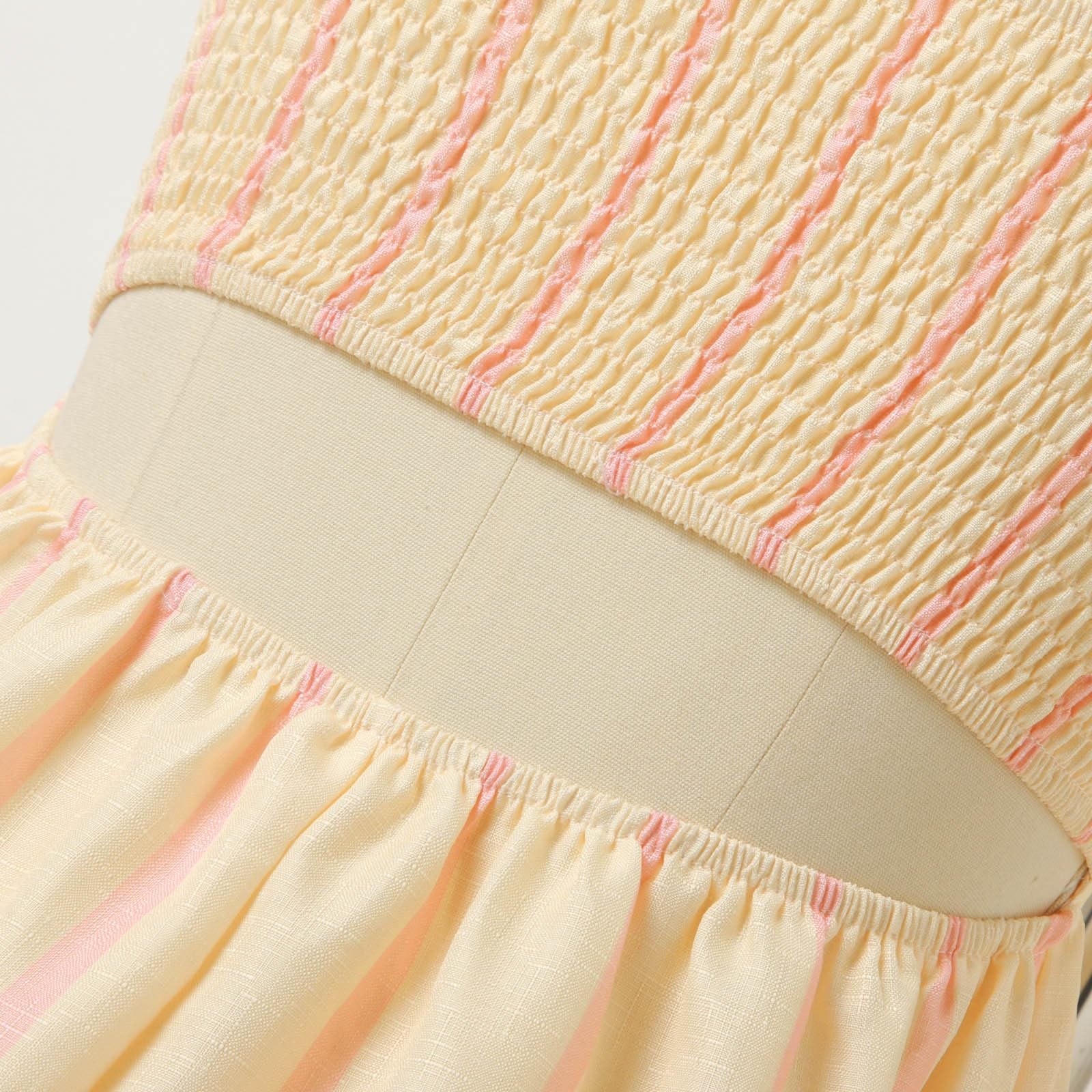 Vestido largo de verano para mujer, a rayas, sin mangas, con tirantes, tirantes delgados, estilo boho flowy