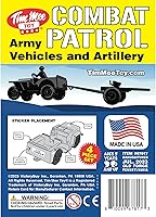 Vista 8 de TimMee Combat Patrol Willys & Artillery - Juego negro de 4 piezas fabricado en Estados Unidos