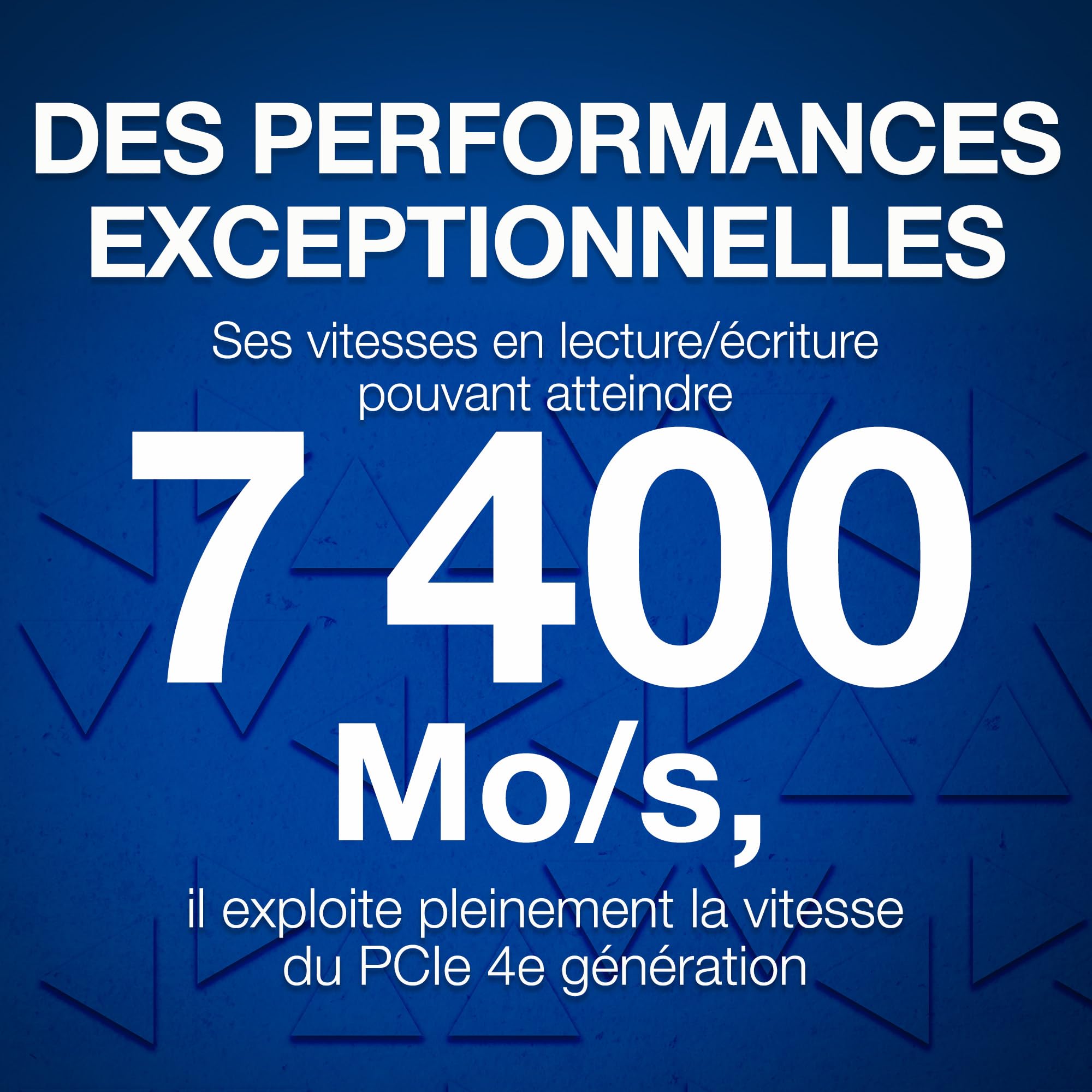 Seagate Game Drive pour PS5, 1 To, SSD interne NVMe – NVMe 1.4 PCIe 4e génération sous licence officielle, jusqu'à 7 300 Mo/s avec dissipateur de chaleur (ZP1000GP3A2001)