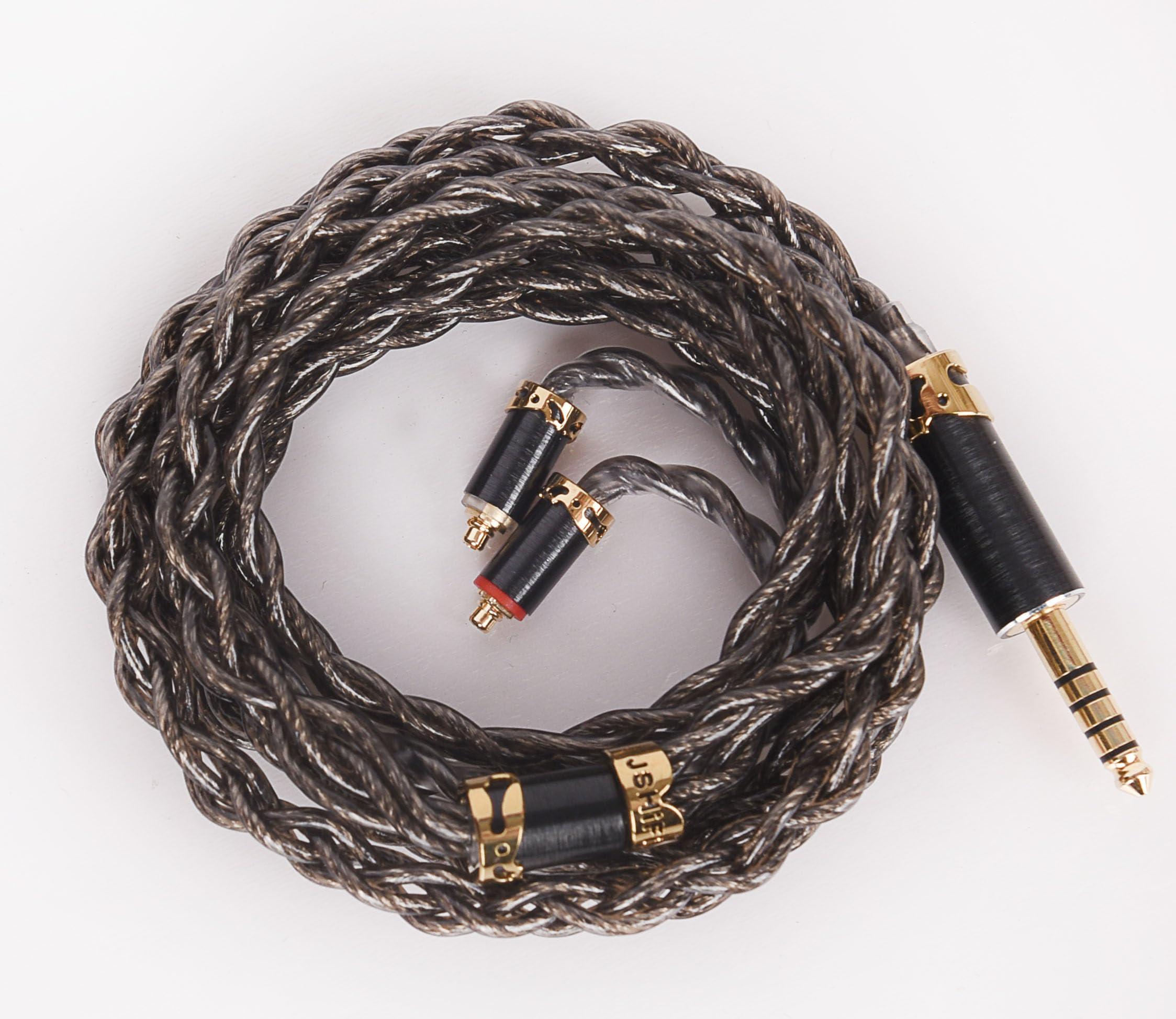 Amazon | 【JSHiFi-金烏】MMCX4.4mmリケーブル 8N単結晶銅銀メッキ＋希