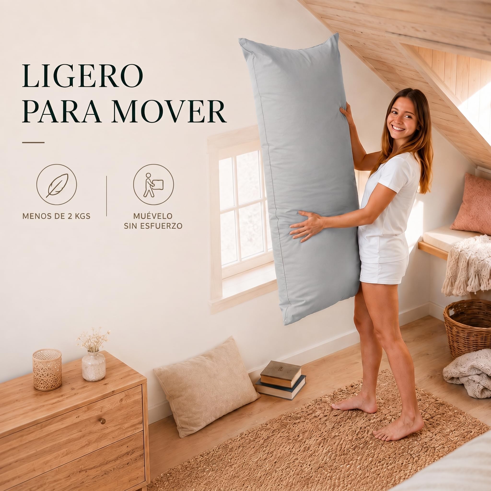 Aiire Puff con Relleno Incluido Moderno - Puf Salon Ergonómico Ultra Flexible en Lycra Lavable y Desenfundable - Cojin de Suelo Infantil XXL - Bean Bag Chair Adolescente o Juvenil [140x50]