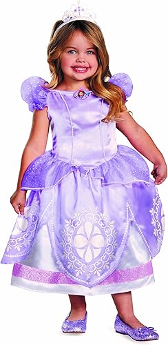 Disfraz para niña de la princesa Sofía de Disney, 2T, Un solo color